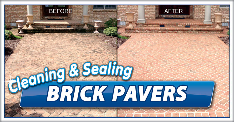 Extra Mile Powerwashing concrete & paver cleaning in Martinsburg WV