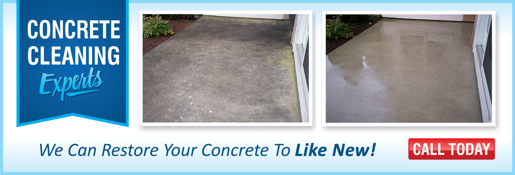 Extra Mile Powerwash concrete cleaning in Martinsburg WV