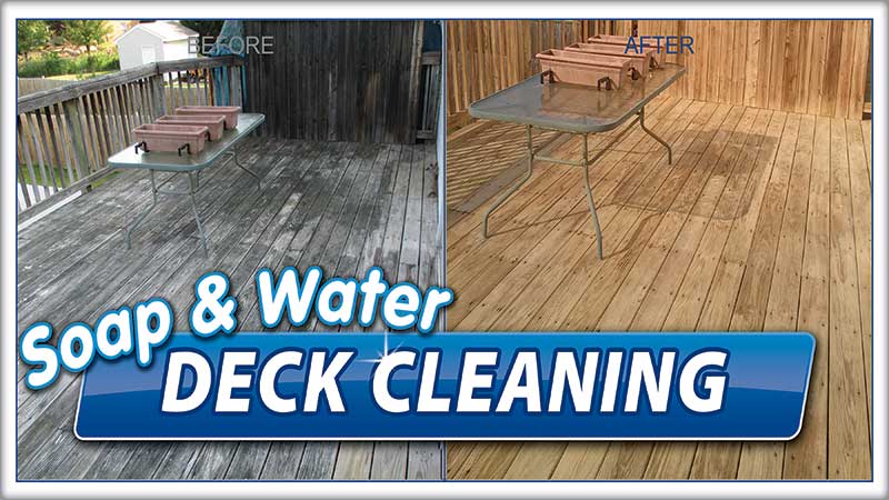 Extra Mile Power Washing does deck cleaning in Martinsburg WV