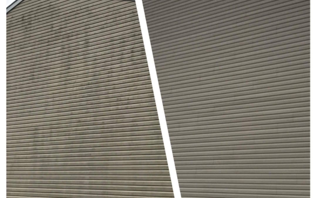 Pressure Wash Siding by Extra Mile Power Washing