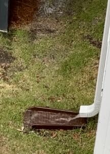 Clean gutters move water away from your home.