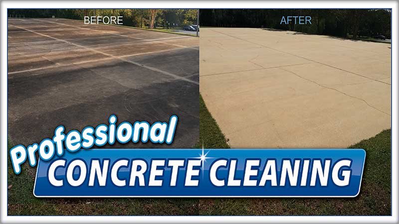 Dirty concrete cleaning Martinsburg WV