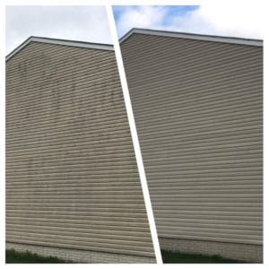Pressure Wash Siding by Extra Mile Power Washing