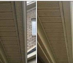 Gutter Cleaning in Bunker Hill, WV by the pressure washing experts at Extra Mile Powerwashing