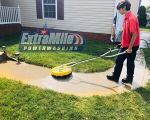 Extra Mile PowerWashing work in the Bunker Hill, WV area.