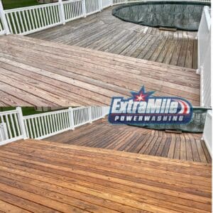 Extra Mile PowerWashing work in the Bunker Hill, WV area.